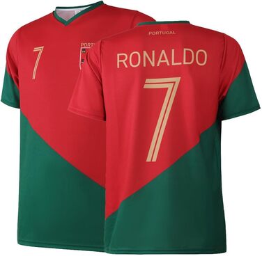 Комплект футбольної збірної Португалії для дому - Діти та дорослі - Хлопчики - Чоловіки - Спортивний одяг - Подарунки - Спортивні футболки - Спортивний одяг 152