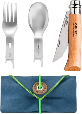 Набір для пікніка Opinel PLUS PICNIC WITH N08 БУК /1, Коричневий, Чорний