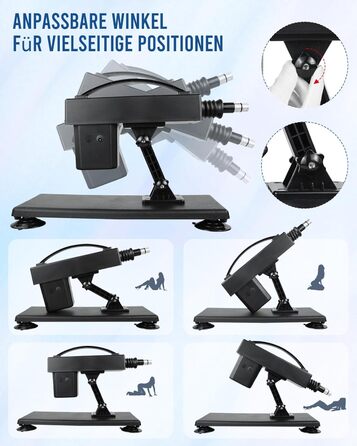 Секс-машина iKenmu для жінок, автоматична з фалоімітатором, регульована інтенсивність, присоска