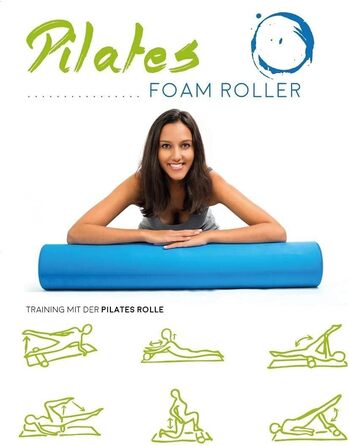 Ролики для пілатесу NMC сині 90x15 см, пілатес, йога, гімнастичні, фітнес, пінопластові, зручні