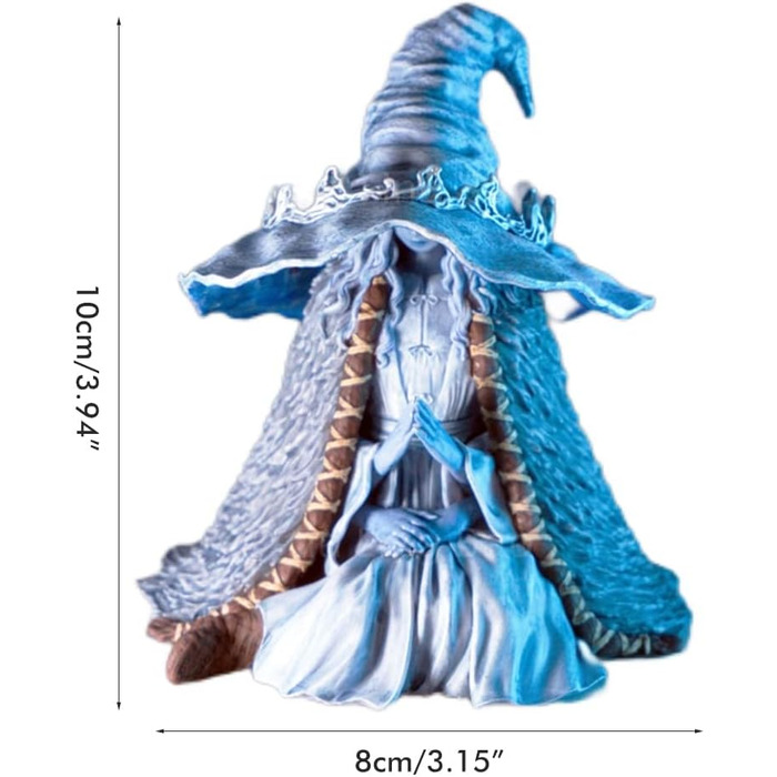 Фігурка EldenRing, статуетка Ranni The Witch зі знімним капелюхом, декоративна скульптура Ranni для спальні, комп'ютера, прикраса робочого столу, подарунок для фанатів ігор, колекція прикрас