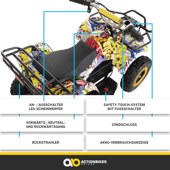 Дитячий електричний квадроцикл Torino d1D7EDd1D7ECd1D7ECd1D7ECd1D7ECd1D7ECd1D7ECd1D7EC Ватт d1D7D1d1D7D4 Вольт - Дискові гальма -