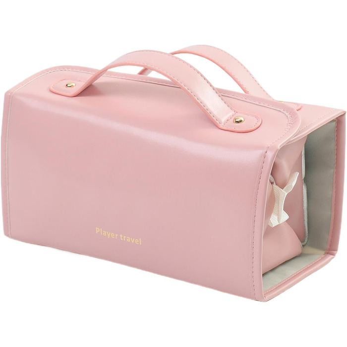 Організатор для макіяжу - дорожня косметичка тримач для пензлика для макіяжу для подорожей косметички зі знімними прозорими відділ