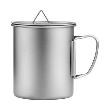 Кемпінгова кавова кружка з кришкою, для приготування їжі, питної води, обладнання для вуличної кухні, дорожнього посуду, напоїв, туристичної кружки, складної кемпінгової кружки 200 мл