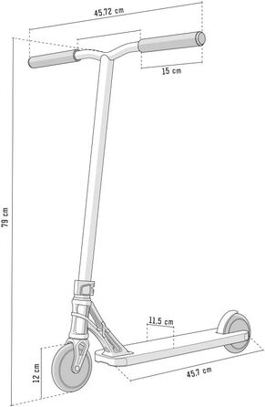 Самокат-шредер Педальний самокат Самокат Kickscooter Самокат Stunt Scooter (фіолетовий)