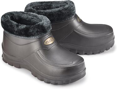 Чоловічі сабо з гумовою підкладкою ESTRO - Чоловічі гумові чоботи з підкладкою Жіночі короткі гумові черевики A16 45 EU сірого кольору