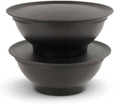 Десертні стаканчики TUPPERWARE Allegra 275 мл (2) чорно-золоті