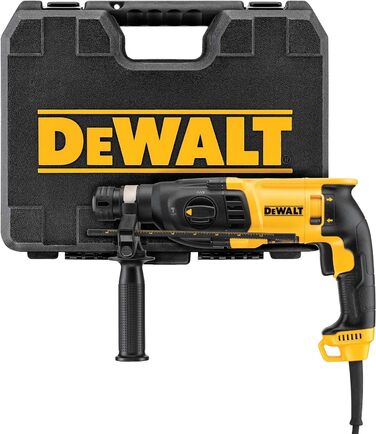 Комбінований перфоратор DEWALT SDS-plus (26 мм) D25133K (800 Вт, макс. енергія одного удару 2,6 Дж, електропневматичний ударний ме
