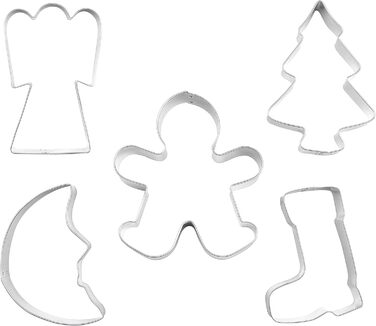 Набір різдвяних формочок для печива 5 шт Grizzly