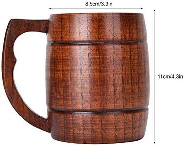 Дерев&39яна чаша, натуральна, чиста, ручної роботи, екологічно чиста, легка, проста, елегантна, для води, пива, чаю, чашки для пиття, кухлі, щоденне використання