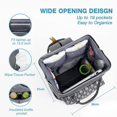 Дитячий пеленальний рюкзак пеленальна сумка з пеленальним килимком багатофункціональна сумка великої місткості дитяча сумка дорожн