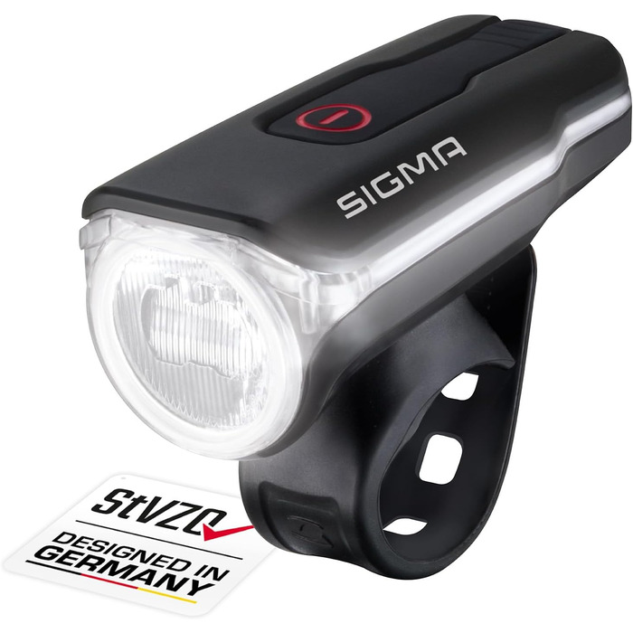 Комплект освітлення для велосипеда SIGMA Aura 60 USB/Nugget II Передні та задні ліхтарі, схвалені StVZO, працюють від батарейок