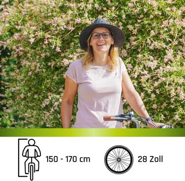 Жіночий велосипед Galano Arizona, 28 дюймів, міський велосипед, 7 передач, голландський велосипед, ретро V-Brakes