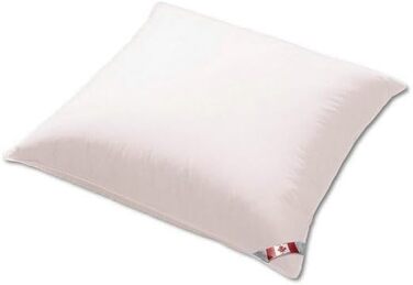 Пухова подушка 3-камерна подушка Канада, 90 пух, KNSEMLLER, 80x80 см, м&39який зовнішній шар, добре підтримуючий внутрішній шар, 80x80 см, 80,0 сантиметрів