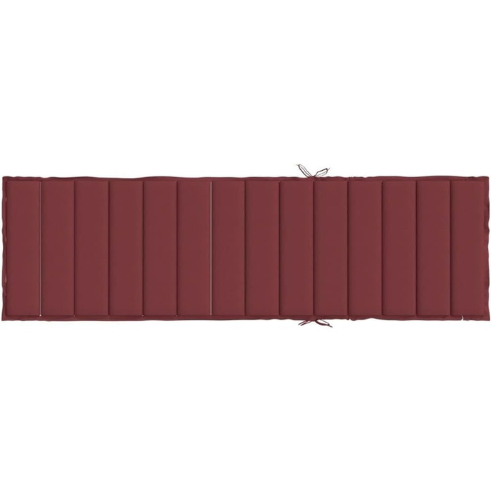 Подушка для шезлонгу LAPOOH Melange Wine Red 200x60x4 см Тканина, Подушка для шезлонга, Подушка для шезлонга, Подушка для шезлонга, Подушка для лавки, Подушка для стільців з високою спинкою, Подушки для шезлонгів - 4002518