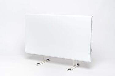 Електричний радіатор Adax Eco Basic - 2000 Вт, білий Термостат з таймером Електричний обігрівач на ніжках Електричний радіатор - 330 мм Захист від замерзання, тижневий режим 2000 Вт (137,4 x 9,7 x 33 см)