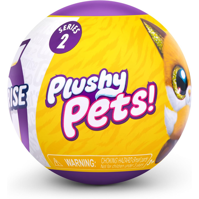 Плюшевих іграшок-сюрпризів, серія 2 (упаковка з 3 шт.), серія 2, 3 капсули, 5