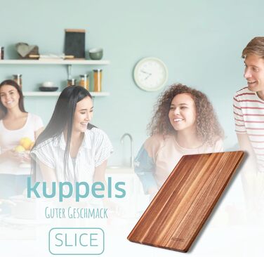 Обробна дошка Kuppels SLICE 40 x 30 x 1,5 см Деревина акації