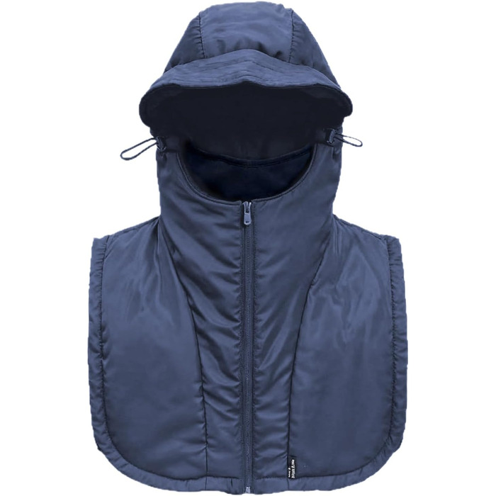 Дихаюча термокепка для велоспорту мотоциклетний головний убір із покриттям для обличчя, зимова спортивна кепка, для подорожей, катання на лижах, походів, сноубордингу, спорту, катання на санках, велоспорту в холодну погоду, темно-синя