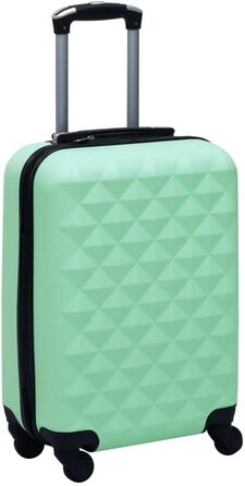 Набір валіз 2 шт. Бортова валіза, валіза для подорожей, валіза на колесах, валіза з твердим корпусом, органайзер для валізи, мятний ABS