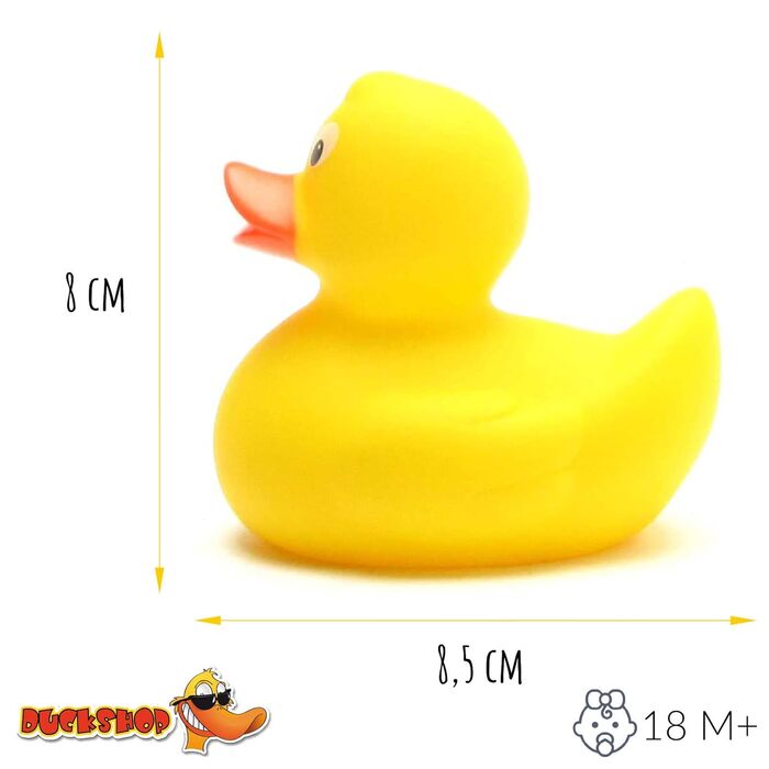 Класика серед гумових качечок I Rubber duck IL 8,5 см I Подарунок дітям I Подарунок колекціонерам