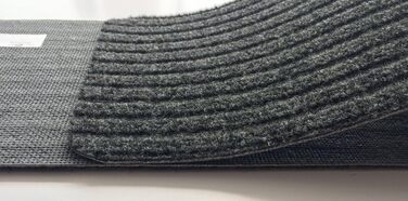 Колекція сходових сходинок RugStylesOnline з нековзним килимовим покриттям для приміщень Темно-сірий Комплект із 13 предметів (8 x 30 дюймів) 22 x 76 см (прямокутний) Темно-сірий