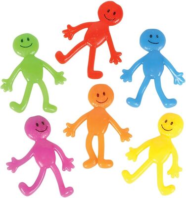 Гнучкі гумові чоловічки Slime, які розтягуються, 36 елементів, смішні кольори, гумові чоловічки Sticky, Stretchy, Slimy, Fidget To