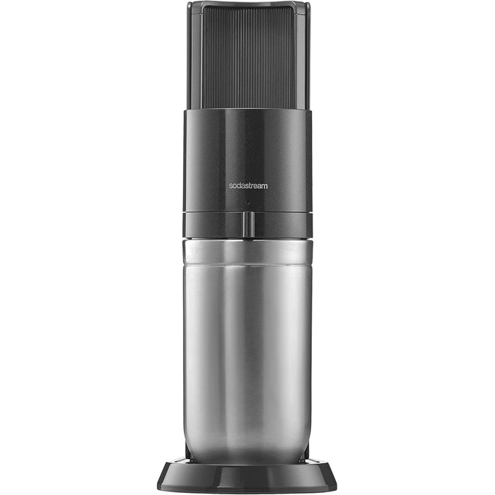 Пакет SodaStream Soda maker DUO з циліндром CO2 Quick-Connect, 2 шт. скляною пляшкою 1 л і пластиковою пляшкою 1 л, яку можна мити в посудомийній машині, висота 44 см, колір титан