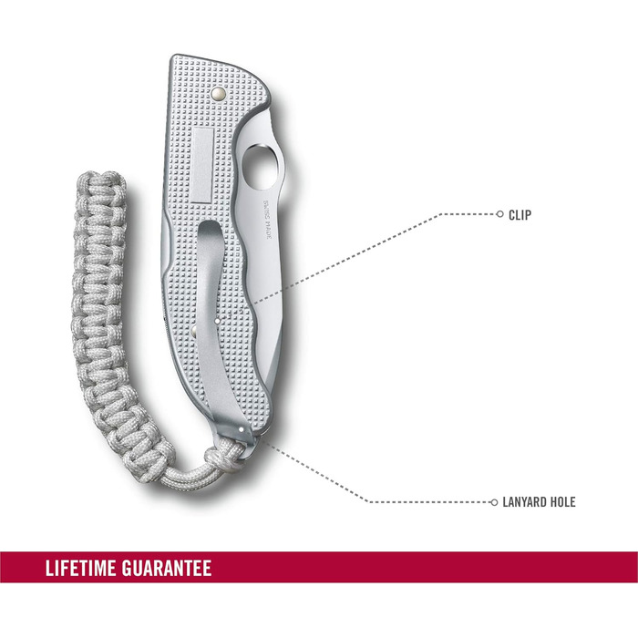 Кишеньковий ніж Victorinox Hunter Pro M Alox (4 функції, клинок з фіксацією однією рукою) Silver Single