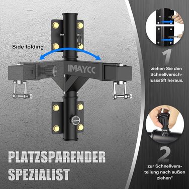 Настінне кріплення для важкої боксерської груші IMAYCC, двонаправлена регульована підставка для боксерської груші, підставка для к