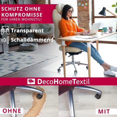 Захисний килимок для підлоги без запаху, килимок для офісного крісла зі скошеним V-подібним краєм, прямокутний, 100 x 140 см, злегка матовий, прозорий, протиковзкий килимок для крісла, можна прати, килимок для підлоги 140 x 100 см (прямокутний)