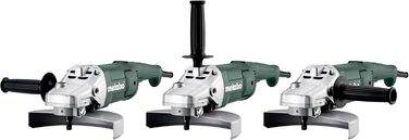Кутова шліфувальна машина Metabo WE 2200-230 - 606437000 - Для точного шліфування та різання - Потужність 2200 Вт, диск Ø 230 мм