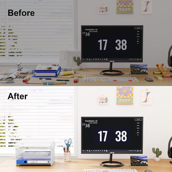 Металевий офісний органайзер EasyPAG A4 з 3 відділеннями, тримач для документів, лоток для файлів, тримач для журналів, лоток для листів, органайзер для паперових журналів, білий, 33,5 x 24 x 21 см