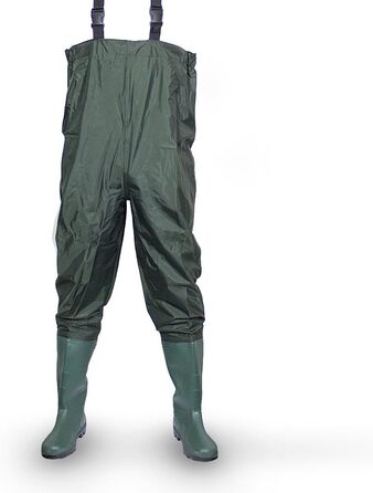 Вейдерси, рибальські штани, чоботи для риболовлі, для ставків, гумові, ПВХ, нейлонові, розмір 44