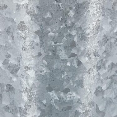 Набір із 5 цинкових горщиків Relaxdays, горщик для трав для кухні, балкону та саду, відро для квітів з оцинкованого металу з ручкою, сріблястий