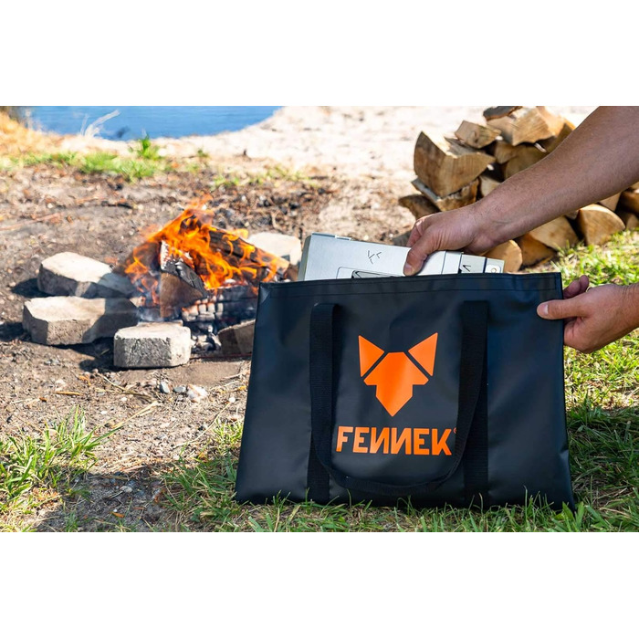 Сумка для FENNEK 2.0 Аксесуари для мобільного та підключаємого вугільного гриля з нержавіючої сталі для кемпінгу, трекінгу, життя у фургоні, саду та розваг на свіжому повітрі