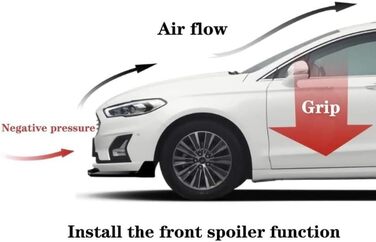 Передній губний спойлер автомобіля для BMW X3 G01 X4 G02 Prophase M Pack 2018-2021, Передній бампер Губний спойлер Губний спліттер Дифузор Автомобільний передній спойлер Автомобільні аксесуари, 2 Текстура з вуглецевого волокна Нормальна 2 Текстура з вугле