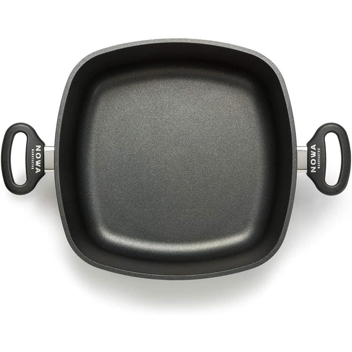 Лита алюмінієва жаровня NOWA, термостійка до 280 C, з антипригарним покриттям, індукційна, зроблена в Німеччині, для всіх типів ва