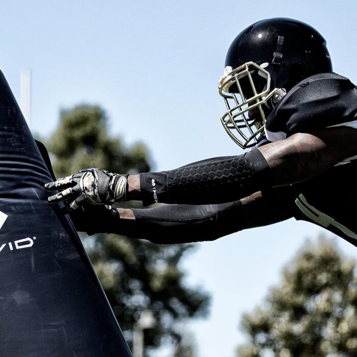 Захисні щитки для передпліччя McDavid HexPad 651 S чорні/прозорі