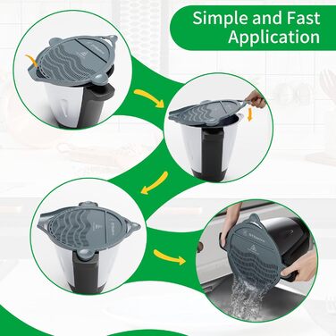 Ситечко OTOmitra Spout для змішування чаші Monsieur Cuisine Connect і Smart, насадка-ситечко для кухонного комбайна MCC Lidl, допоміжний засіб для наливання для MCS, ситечко для пасти BPA Frei, кухонне ситечко, ситечко для зливу овочів (сірий)Ситечко для 