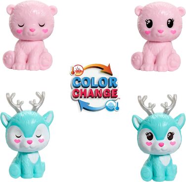 Різдвяний календар Barbie Cutie Reveal - 24 сюрпризи, лялька, олені з блискітками, зимове вбрання, аксесуари, міні-тваринки, для д