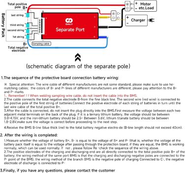 Окрема плата захисту друкованої плати з портом та балансувальний провід для акумуляторного блоку Lifepo4 та системи живлення електроенергії, 4 BMS 8S 24V 30A
