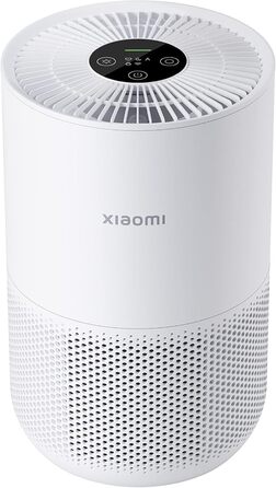 Компактний очищувач повітря Xiaomi Smart Air Purifier 4 (видаляє до 99,97 шерсті домашніх тварин, пилу, вірусів і аерозолів PCADR 230 м/год, FCADR 76 м/год, оптимально для 27 м, додаток і голосове керування), AC-M18-SC, білий