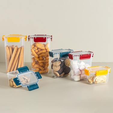 Контейнер Idea Home Clara Box MIX 0.58 л, прямокутний, пластик