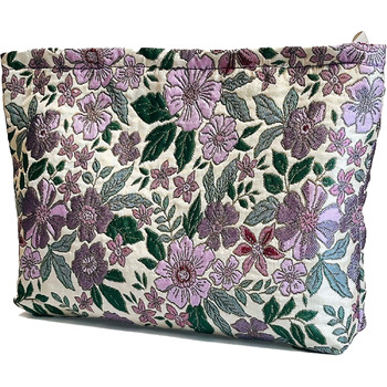 Косметичка Peachome з квітковим візерунком, жакардова тканина, вінтажна косметичка на блискавці, дорожня косметичка, подарунки для