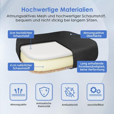 Офісне крісло Hinonde, письмове крісло з відкидними підлокітниками та функцією гойдання, поворотне крісло на 360, ергономічне крісло для домашнього офісу з регульованою висотою та дихаючою сіткою, до 150 кг, чорний стиль 1