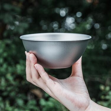 Титанова миска Boundless Voyage з подвійними стінками, термостійка для супу, салатниці, террину, каструлі