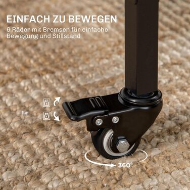 Розкладний обідній стіл HOMCOM, мобільний розкладний стіл з відкритою полицею, обідній стіл, кухонний стіл для невеликих приміщень, кухня, їдальня, 130 x 80 x 74 см, рустикальний коричневий