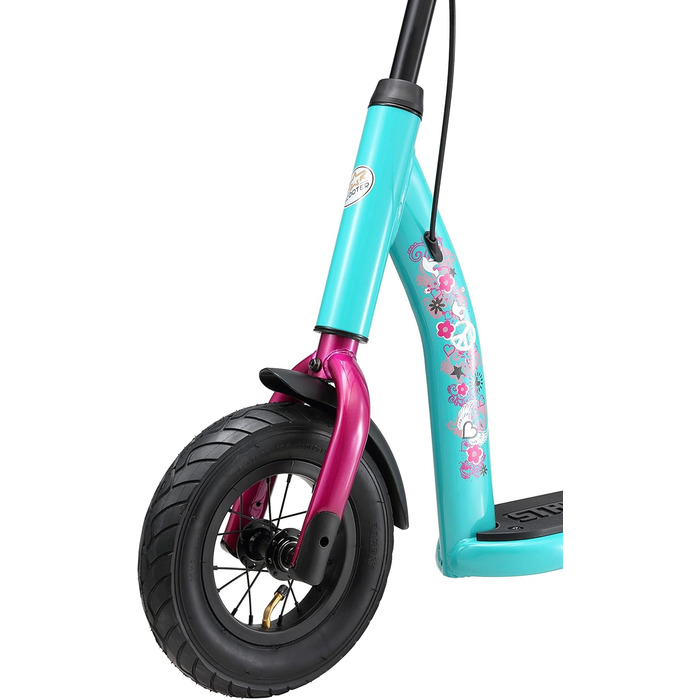 Дитячий педальний самокат від 5 років City Kick Scooter Повітряні шини регульовані по висоті 10-дюймові нове покоління м'ята