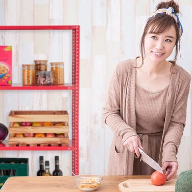 Потужний стелаж Relaxdays, комплект з 2 шт., вантажопідйомність 160 кг, 4 полиці, висота та ширина 147,5x75,5x30,5 см, для підвалу та гаража, металевий стелаж, червоний